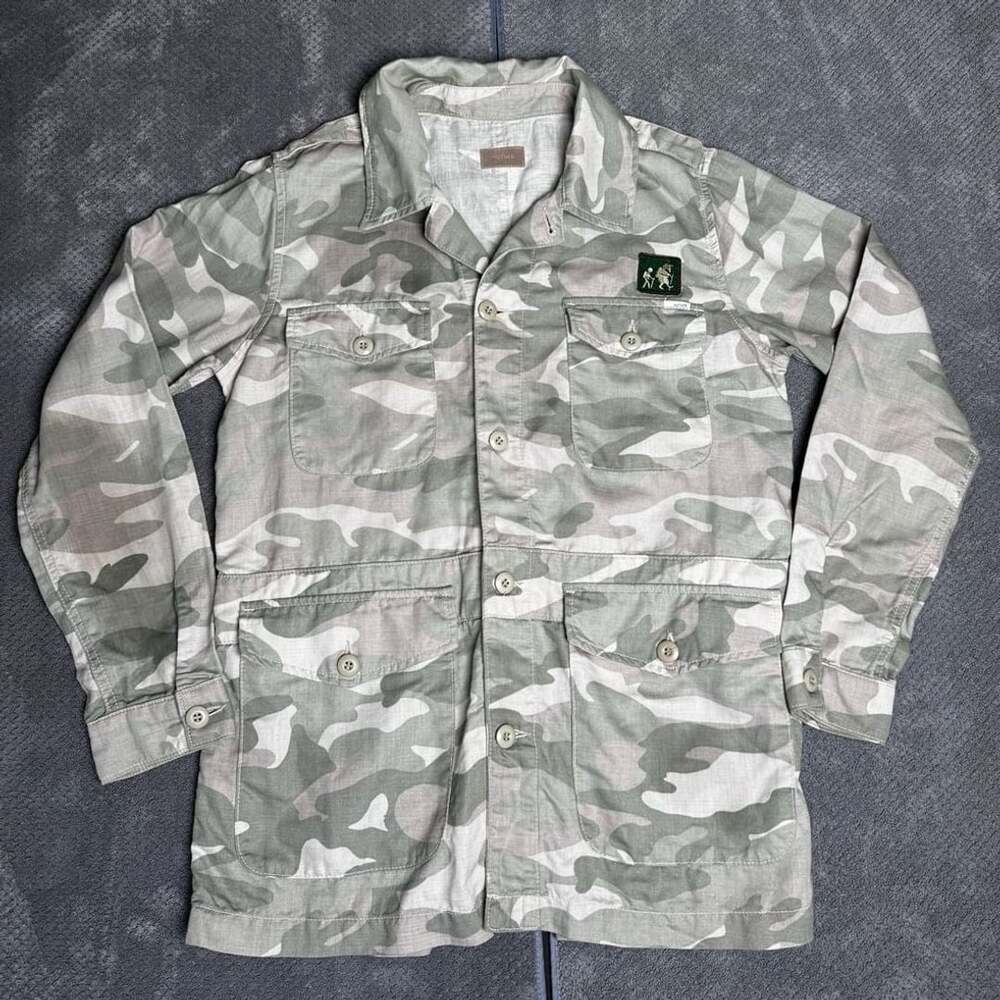 Mother Camo Field Jacket Size L Multi Cotton Utility Cargo 1222